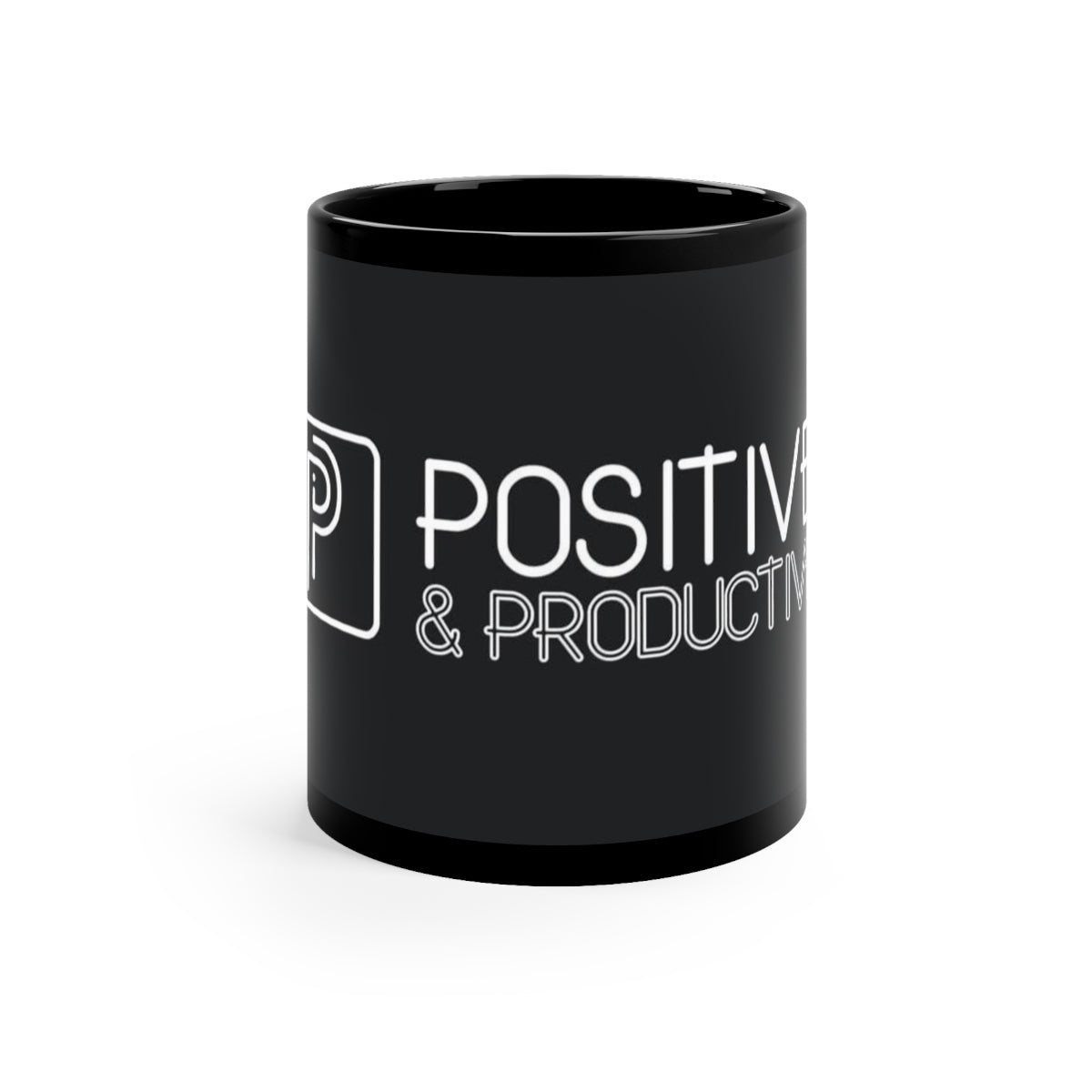 11oz Black Mug - Poised & Proper