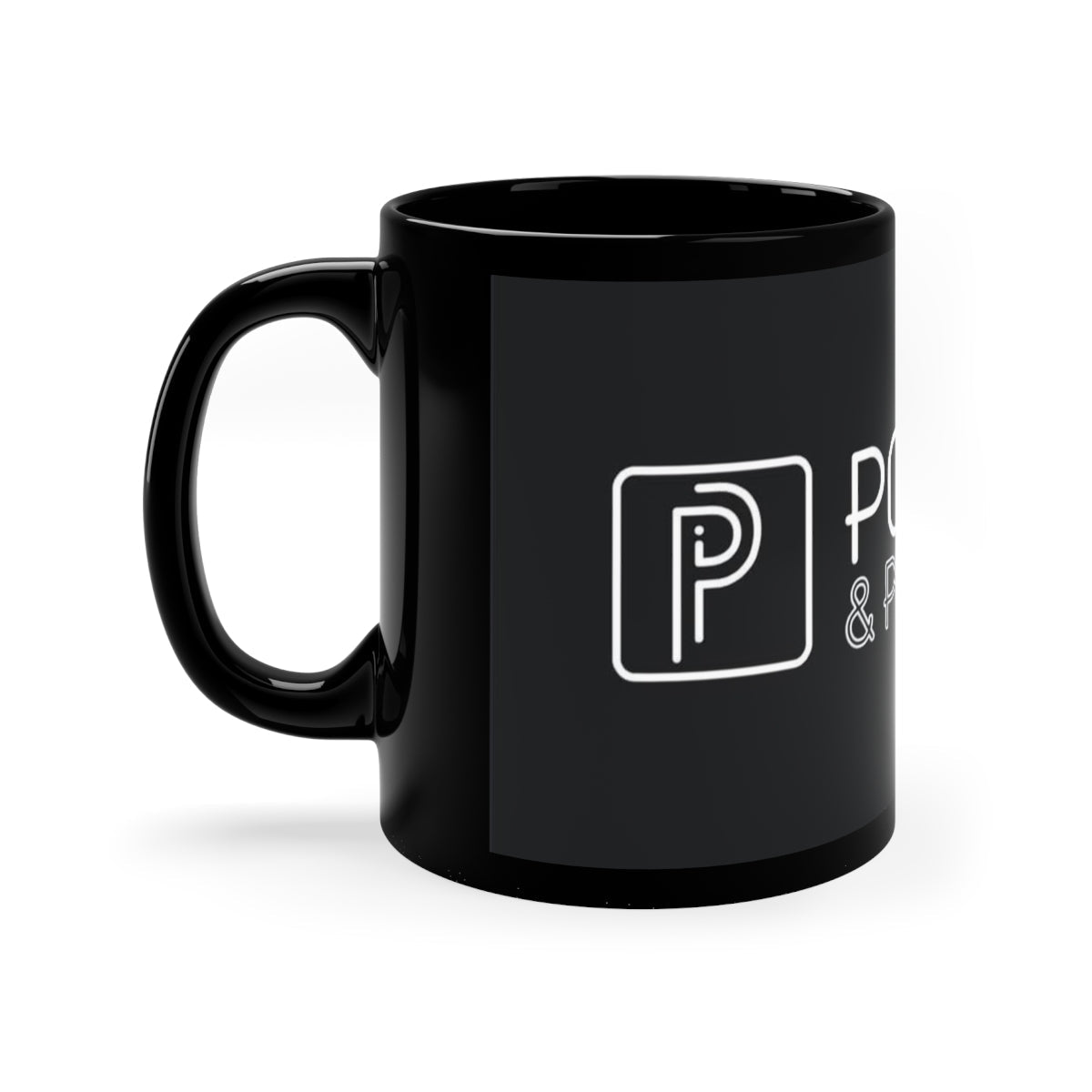 11oz Black Mug - Poised & Proper