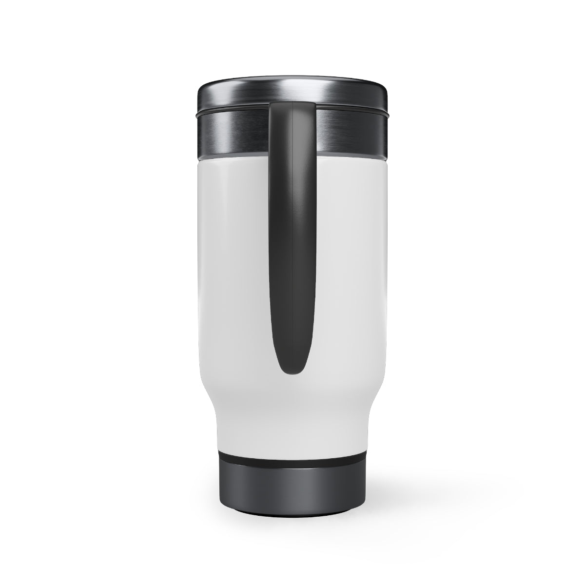 Stainless Steel Travel Mug with Handle, 14oz - Poised & Proper