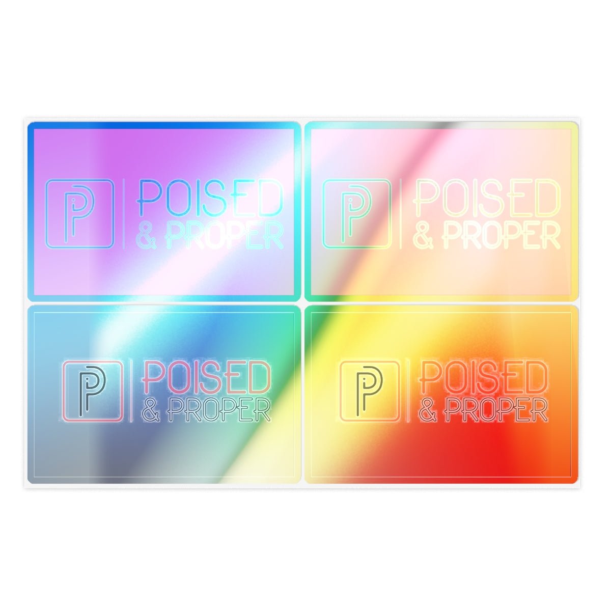 Sticker Sheets – Poised & Proper