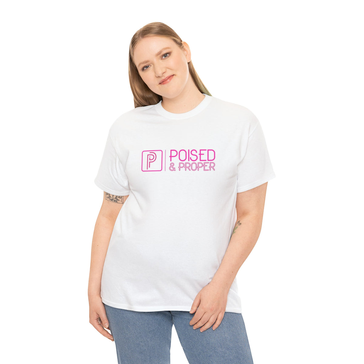 Unisex Heavy Cotton Tee - Poised & Proper